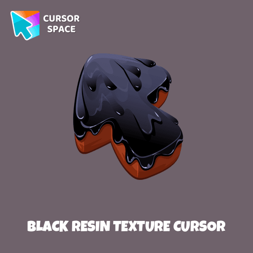 Black Resin Texture cursor